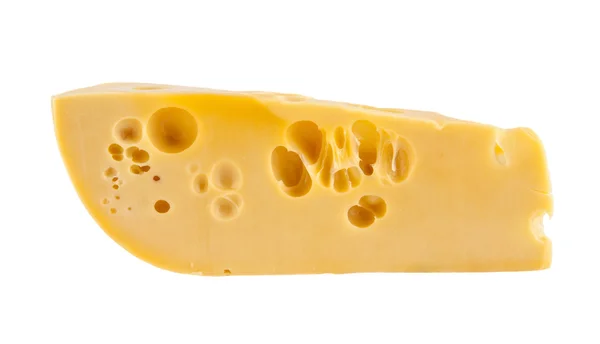 Käse auf Weiß — Stockfoto