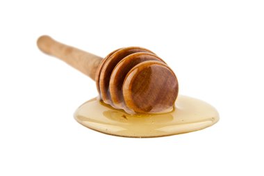 Tahta bir dereden damlayan bal