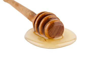 Tahta bir dereden damlayan bal