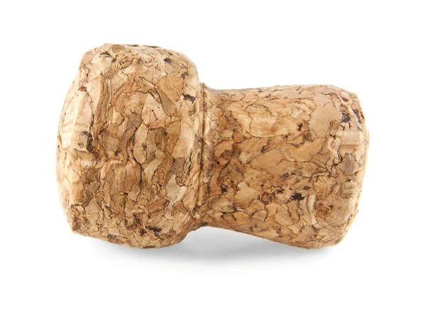 Bottle cork on white — Stock Photo, Image