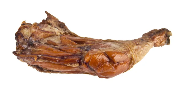 Hühnerfleisch auf weiß — Stockfoto