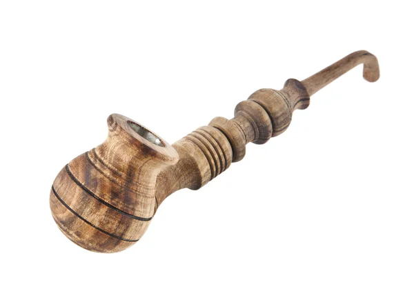 Tobacco pipe on white — Stock Photo, Image