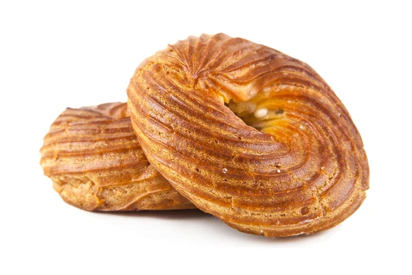 Skållad kakor i form bagel — Stockfoto