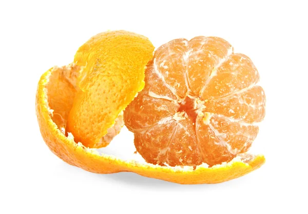 Orangen hautnah auf weiß — Stockfoto