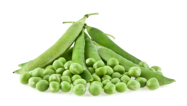 Frijoles verdes sobre blanco — Foto de Stock
