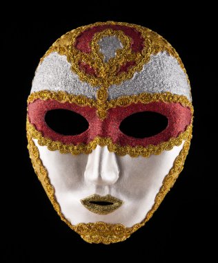 Karnaval maskesi ahşap üzerine