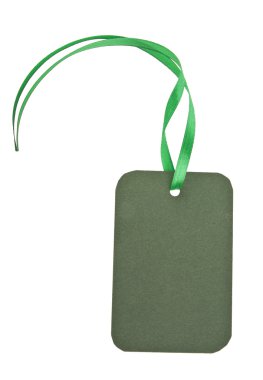Yeşil boş etiket