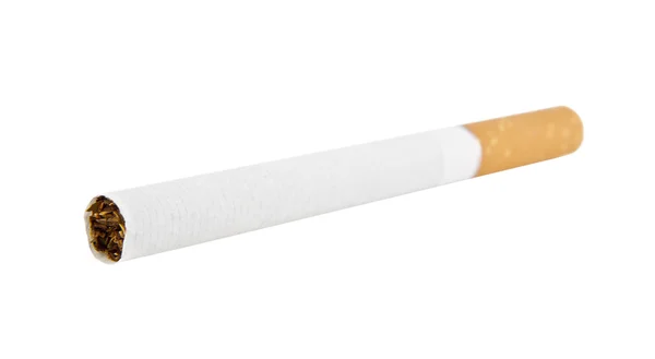 Одна сигарета крупным планом — стоковое фото