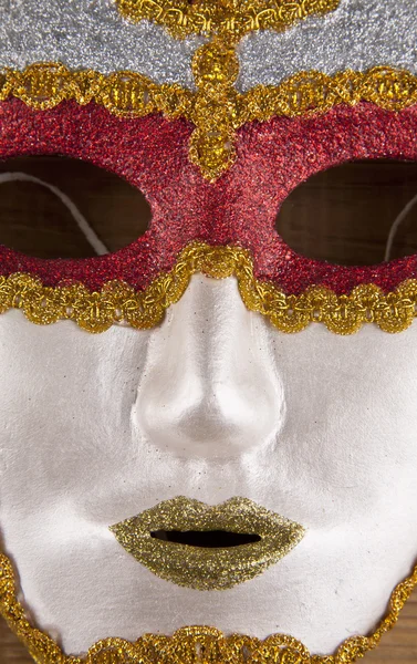 Carnival mask  on wood — Stock Photo, Image