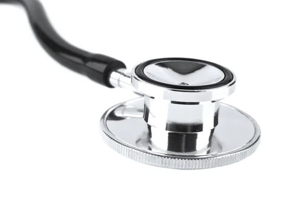 New stethoscope on white — Stock Photo, Image