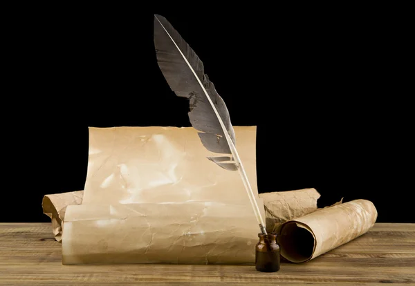 Old paper scrolls — Stock Photo, Image