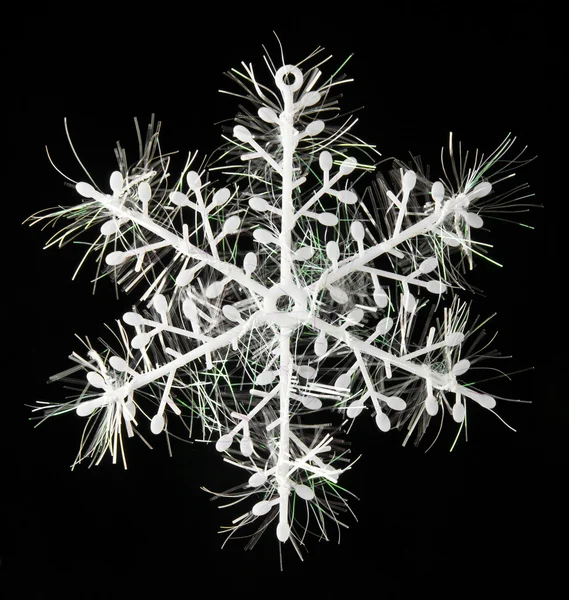 1 つの雪片の装飾 — ストック写真