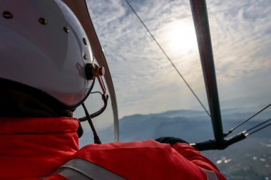 Nepal bir ultralight uçan