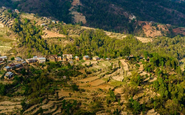 Krajobraz w dolinie Kathmandu, Nepal — Zdjęcie stockowe