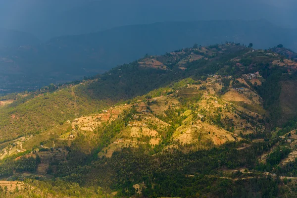 Landscape in the Kathmandu valley, Nepal — Stock Photo, Image