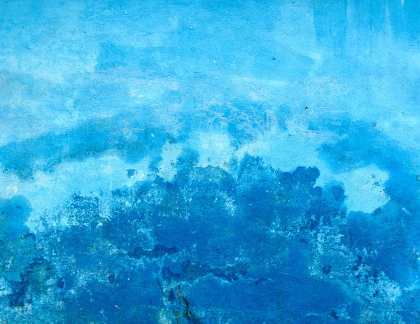 Eski mavi boyalı duvar