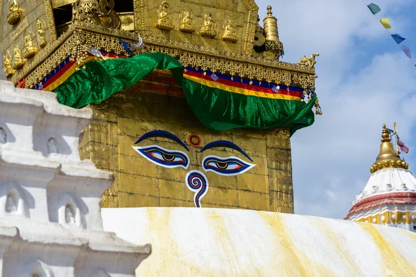 Swayambhunath sztúpa Kathmanduban — Stock Fotó