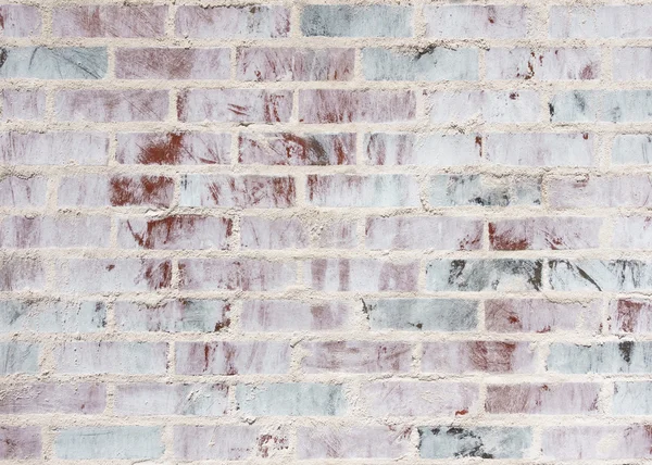 Whitewashed brick wall — Stock Photo, Image