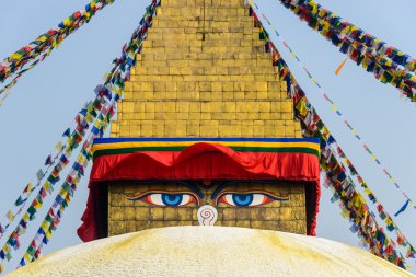 Katmandu'da boudhanath stupa