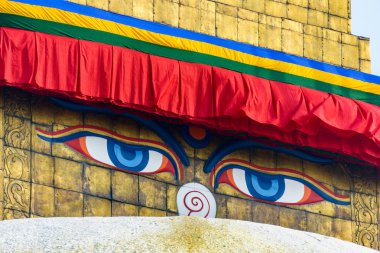 Katmandu'da boudhanath stupa