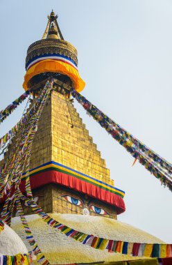 Katmandu'da boudhanath stupa