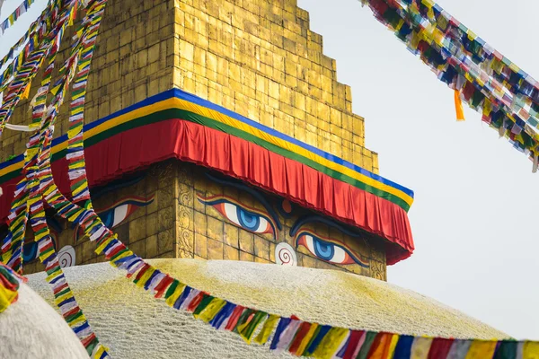 Boudhanath Stupa in Kathmandu — Stockfoto