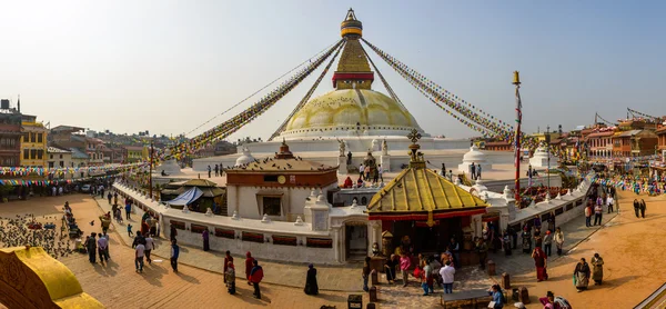 Ступа boudhanath в Катманду — стокове фото