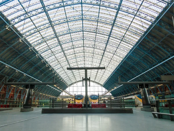 Eurostars στο σταθμό St Pancras — Φωτογραφία Αρχείου