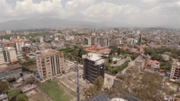 Kathmandu vista aérea da cidade, Nepal — Vídeo de Stock