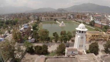 Rani Pokhari Kathmandu havadan görünümü