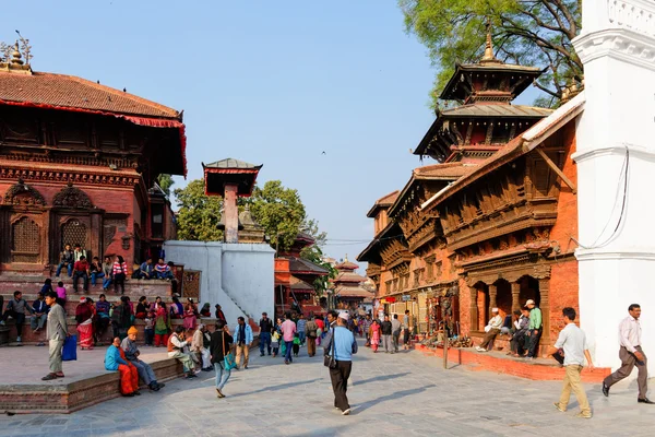 Durbar náměstí Kathmandu v Nepálu — Stock fotografie