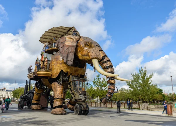 Великий слон Nantes — стокове фото