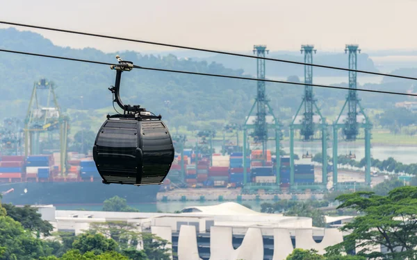 电缆车，新加坡 — 图库照片