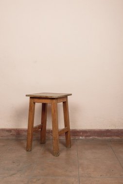 Rustik ahşap tabure