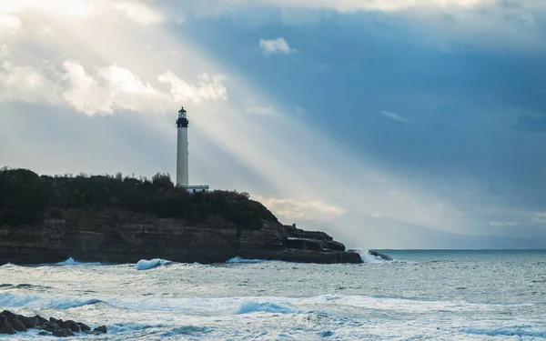 法国的Biarritz灯塔 — 图库照片