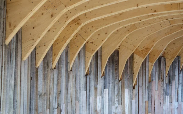 Wood house architecture detail shot — Stock Photo, Image