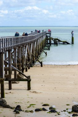 Noirmoutier, Fransa 'daki iskelede