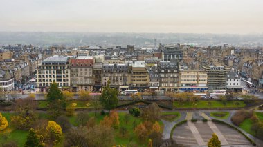 Edinburgh kaleden görüldüğü gibi, İskoçya, İngiltere 'de.