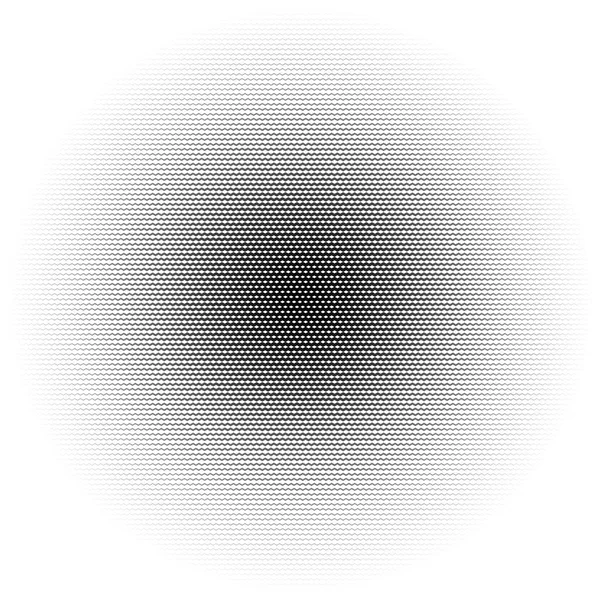 Gerafelde lijnen halve toon cirkel abstracte achtergrond Stockfoto