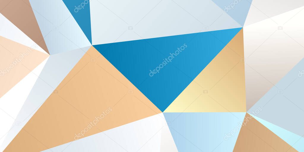 Abstract triangle background, low poly pattern
