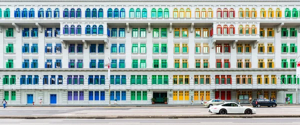 Panoramic view of Old Hill Street Police Station in Singapore Royalty Free Stock Photos