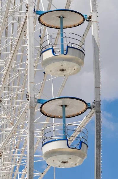 Detalhe de uma roda de ferris — Fotografia de Stock