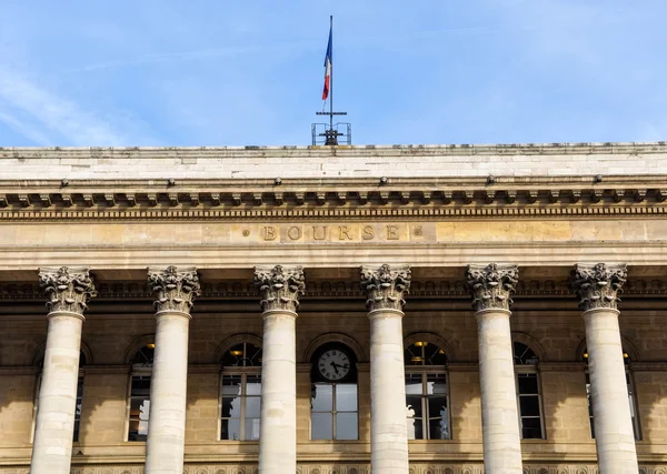 Paris stock exchange — Stock Photo, Image