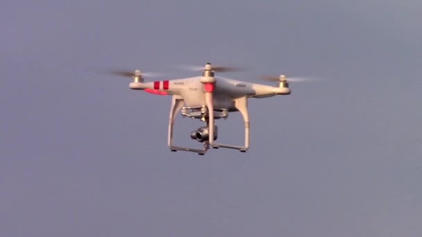 DJI Phantom 2 Vision Plus drone volante — Video Stock