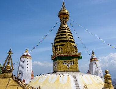 Katmandu 'da Swayambhunath stupa