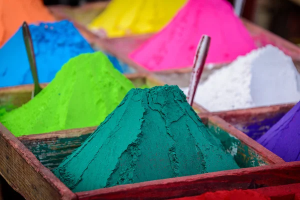Polveri colorate a Kathmandu — Foto Stock