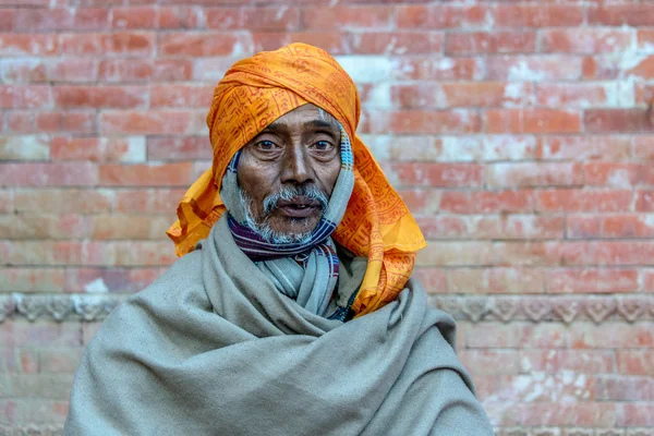 Un sadhu en Pashupatinath en Katmandú —  Fotos de Stock