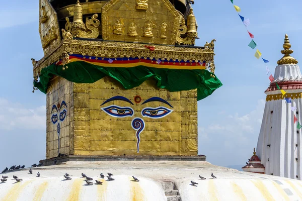 Swayambhunath stupa i kathmandu — Stock fotografie