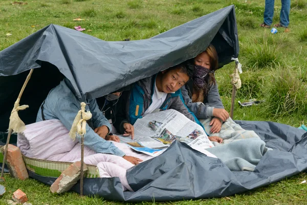 Nepal-Erdbeben in Kathmandu — Stockfoto