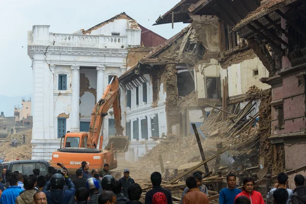 カトマンズのネパールの地震 — ストック写真